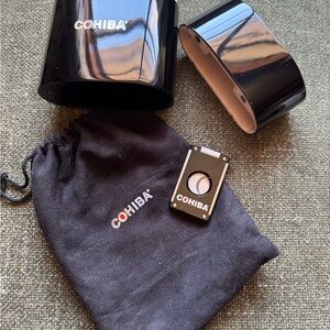 Cohiba Black Cigar Accessories Set